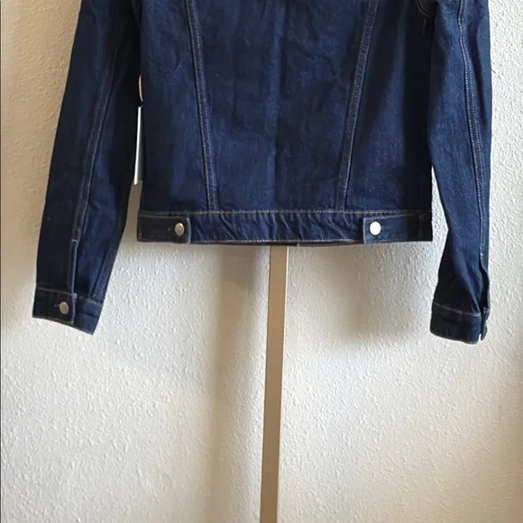 Etica dark Blue Denim Jacket Size S NWT - Picture 5 of 7